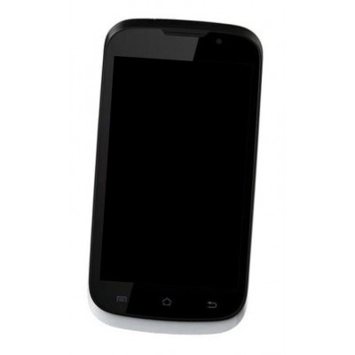 Lcd Frame Middle Chassis For Intex Cloud Y10 Black By - Maxbhi Com