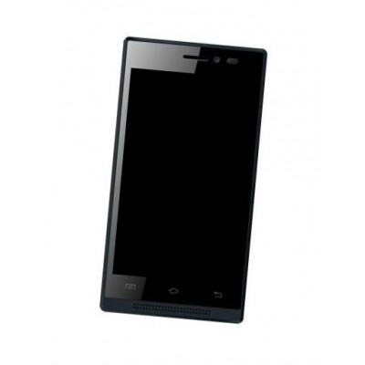Lcd Frame Middle Chassis For Intex Aqua Y2 Plus Black By - Maxbhi Com