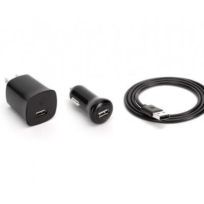 3 in 1 Charging Kit for Samsung Galaxy Grand 2 SM-G7102 with dual SIM with USB Wall Charger, Car Charger & USB Data Cable