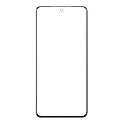 Replacement Front Glass For Vivo X60t 5g Black By - Maxbhi Com