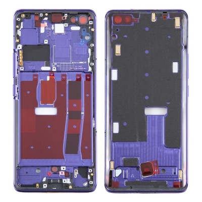 Lcd Frame Middle Chassis For Huawei Nova 7 Pro 5g Purple By - Maxbhi Com
