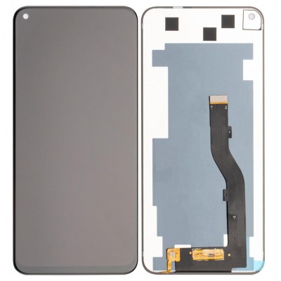 Lcd With Touch Screen For Tcl 10 5g White By - Maxbhi Com
