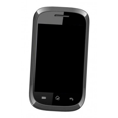 Lcd Frame Middle Chassis For Intex Turbo N Black By - Maxbhi Com