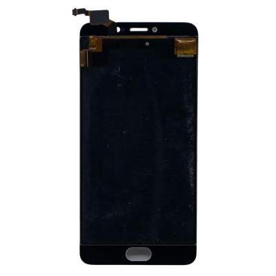 Lcd With Touch Screen For Micromax Evok Note White By - Maxbhi Com