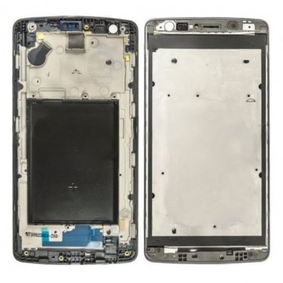 Lcd Frame Middle Chassis For Lg D722k Black By - Maxbhi Com