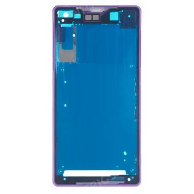 Lcd Frame Middle Chassis For Sony Ericsson Xperia Z2 D6520 Purple By - Maxbhi Com