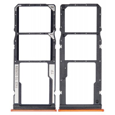 Sim Card Holder Tray For Xiaomi Redmi 9t Orange - Maxbhi Com