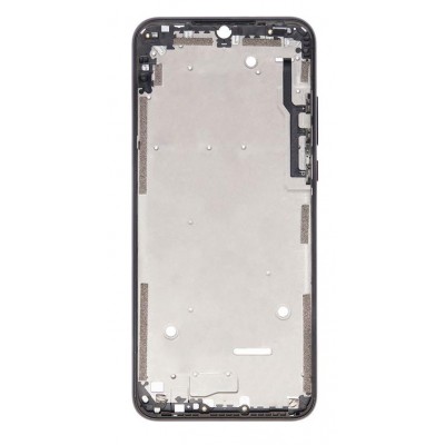 Lcd Frame Middle Chassis For Motorola Moto G Play 2021 Black By - Maxbhi Com