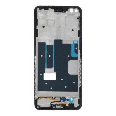 Lcd Frame Middle Chassis For Oppo Reno4 Z 5g Black By - Maxbhi Com