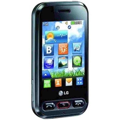 Full Body Housing for LG T320 Wink 3G Black And Aqua Blue
