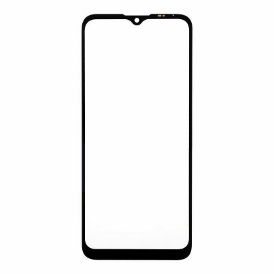 Replacement Front Glass For Motorola Moto E7i Power Black By - Maxbhi Com