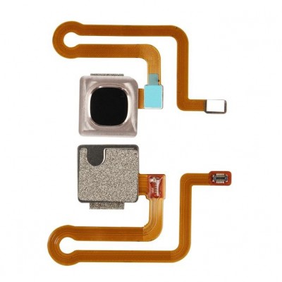 Fingerprint Sensor Flex Cable For Vivo Y75 Black By - Maxbhi Com