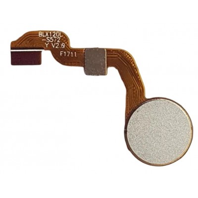 Fingerprint Sensor Flex Cable For Leagoo M8 Grey By - Maxbhi Com