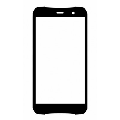 Replacement Front Glass For Doogee S35 Orange By - Maxbhi Com