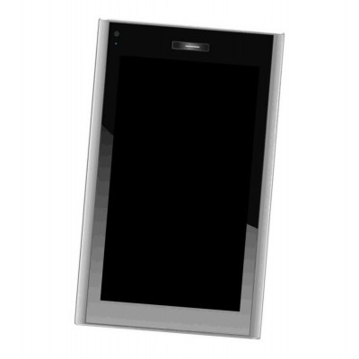 Lcd Frame Middle Chassis For Micromax Funbook Talk P350 Black By - Maxbhi Com