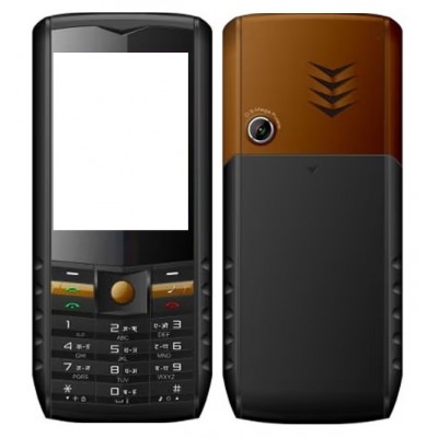 Full Body Housing For Videocon V1451 Black Silver - Maxbhi Com