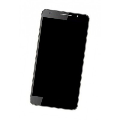 Lcd Frame Middle Chassis For Intex Cloud M6 8gb Black By - Maxbhi Com