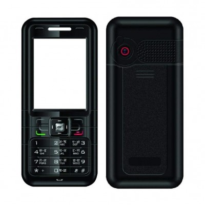Full Body Housing For Wespro Wespro Dual Sim Model No Wm2107 Black - Maxbhi Com