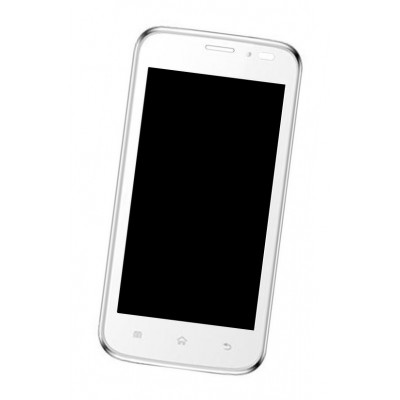 Lcd Frame Middle Chassis For Micromax Bolt A66 White By - Maxbhi Com