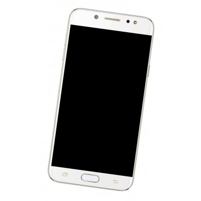 Home Button Complete For Samsung Galaxy C8 Gold By - Maxbhi Com