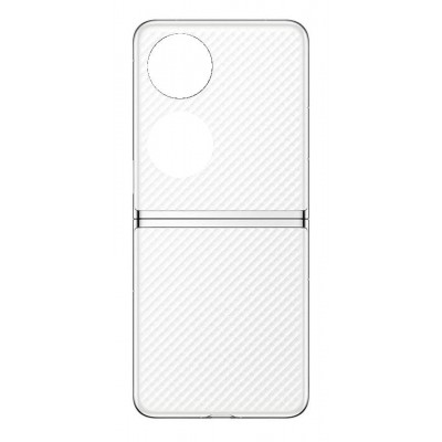 Back Panel Cover For Huawei P50 Pocket 4g Al00 Silver - Maxbhi Com