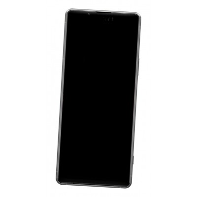 Lcd Frame Middle Chassis For Sony Xperia 1 Iii Grey By - Maxbhi Com