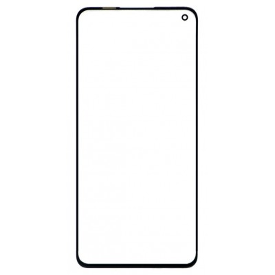 Replacement Front Glass For Oppo Reno7 Pro 5g Black By - Maxbhi Com