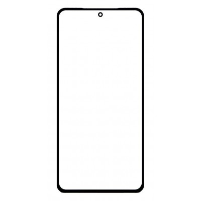 Replacement Front Glass For Vivo X60 Pro Black By - Maxbhi Com