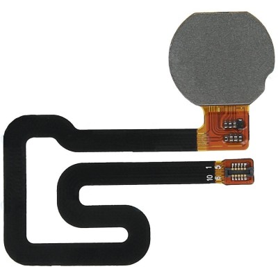 Fingerprint Sensor Flex Cable For Alcatel A3 Xl Black By - Maxbhi Com