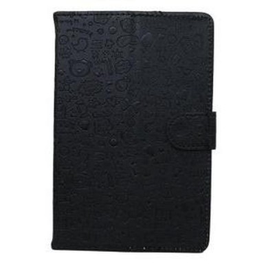 Flip Cover for Ambrane A3-770 - Black