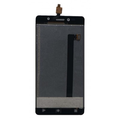 Lcd With Touch Screen For Intex Aqua Shine 4g White By - Maxbhi Com