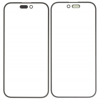 Replacement Front Glass For Apple Iphone 14 Pro Silver By - Maxbhi Com