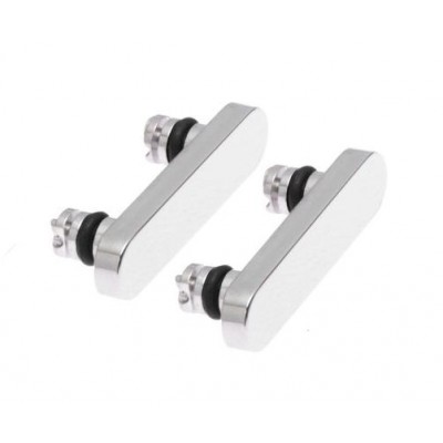 Volume Side Button Outer For Apple Iphone 14 Pro Silver By - Maxbhi Com