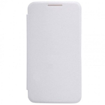 Flip Cover for Celkon A220 - White