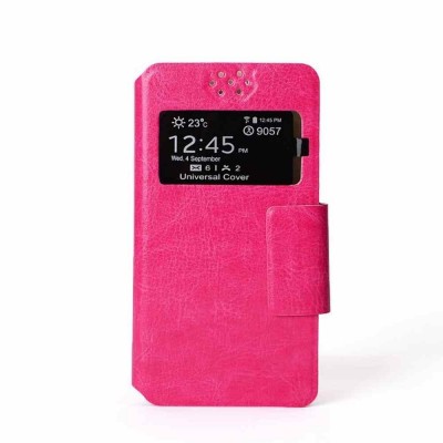 Flip Cover for Devante D502 - Pink