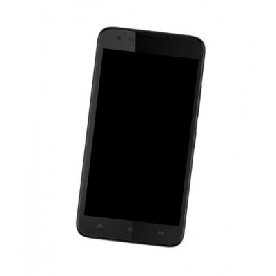 Lcd Frame Middle Chassis For Intex Aqua Pro Black By - Maxbhi Com