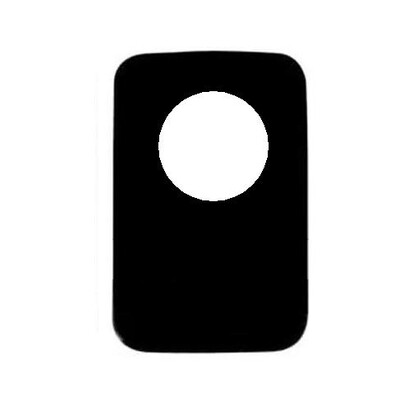 Camera Lens For Intex Mega 528 Black By - Maxbhi Com