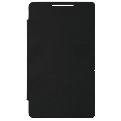 Flip Cover for Hi-Tech Amaze S406 - Grey