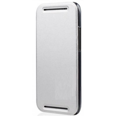 Flip Cover for HTC One M9 - Silver