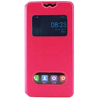 Flip Cover for Infinix Surf Spice X403 - Pink