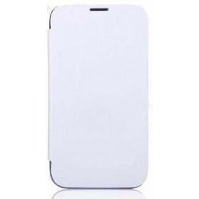 Flip Cover for Intex Aqua Glory - White