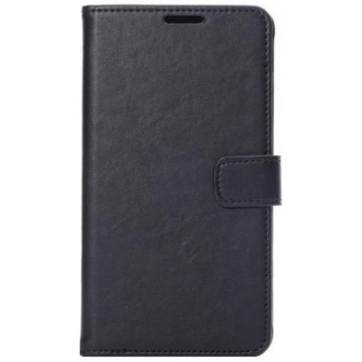 Flip Cover for Intex Aqua i2 - Black