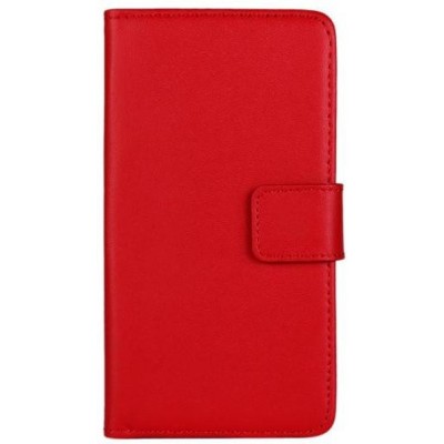 Flip Cover for Intex Aqua Style (2014) - Red