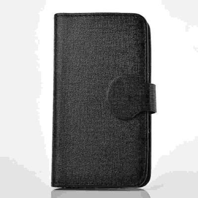 Flip Cover for Intex Aqua V2 - Black