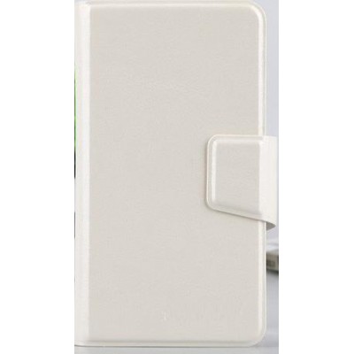 Flip Cover for Intex Aqua Y3 - White