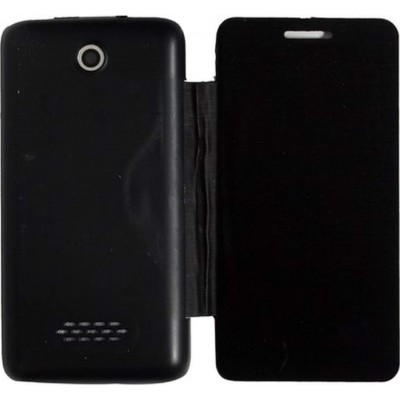 Flip Cover for Karbonn A2 - Black