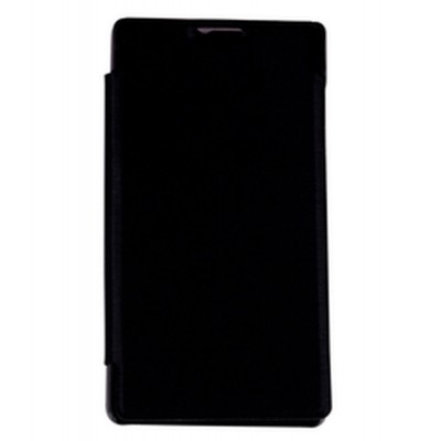 Flip Cover for Lava Iris 250 - Black