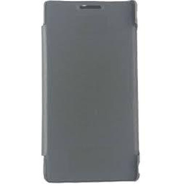 Flip Cover for Lava Iris 250 - Grey