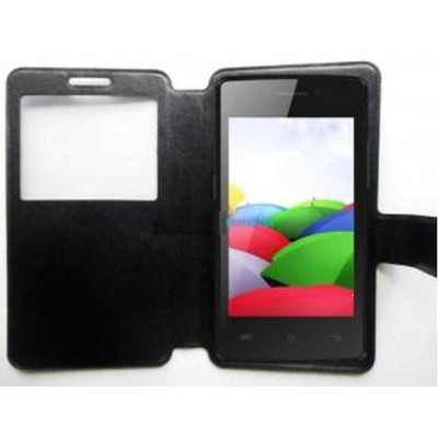 Flip Cover for Karbonn Titanium S4 - Black