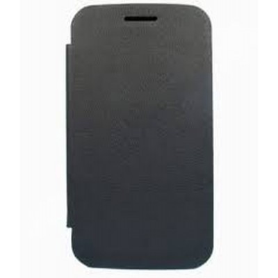 Flip Cover for Lava Iris 401e - Black